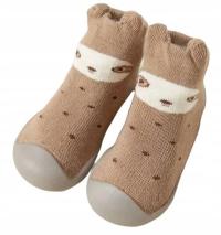 Детские Пинетки носки с резиновой подошвой от 12-18 мес.