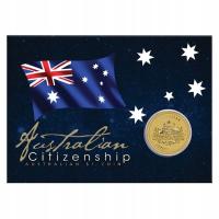Australian Citizenship $1 Brąz Aluminiowy 2023 (moneta w karcie)