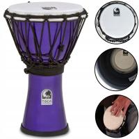 TFCDJ-MI Freestyle Colorsound Djembe 7'' Metaliczny Indigo Toca