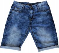 Мужские короткие джинсовые шорты в 36 в колено