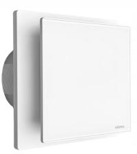 Wentylator łazienkowy EBERG EVO 120 białe szkło Timer Hygro + klapa