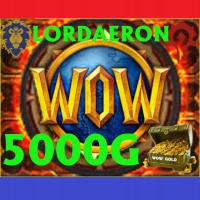WOW WARMANE LORDAERON GOLD 5K 5000 GOLDA A/H