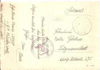 TRZECIA RZESZA -ŁÓDŹ -LITZMANNSTADT karta -obieg 1940 rok -feldpost