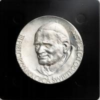 PRL, medal okolicznościowy, Jan Paweł II, 1987, ag 925