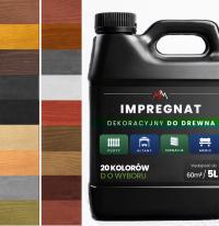 INTENSYWNY IMPREGNAT / FARBA DO DREWNA OGRODOWEGO 20 KOLORÓW M&M