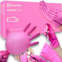 Нитриловые перчатки Mercator Medical Nitrylex Pink 100 шт.