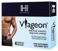 ВИАГЕОН стимулирует эрекцию сильная и длительная потенция более длительное соотношение 4 шт.