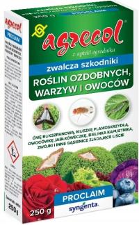 Proclaim 250g AGRECOL zwalcza szkodniki ćma, muszka, gąsienice, zwójki