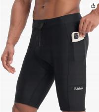 BALEAF Spodenki kolarskie z wyściółką + kieszenie na zamek | Komfort PRO L