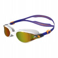 Okulary pływackie Speedo Vue Mirror white/true cobalt/manderin peel/OS