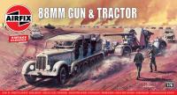 Airfix 02303V Armata 88mm Flak Gun + Tractor 1:76