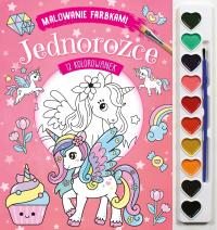 Malowanie farbkami. Jednorożce - praca zbiorowa