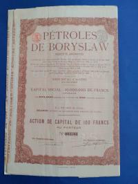 Петролес де Борислав, действие на 100 фр 1920 г.