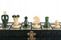 Королевские средние шахматы (35x35cm) зеленый цвет