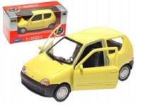 FIAT SEICENTO ŻÓŁTY METALOWY MODEL WELLY 1:34