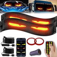 2x Lampa Samochodowa do Auta Pasek LED 38x10 Diabelskie Oczy Ciężarówka TIR