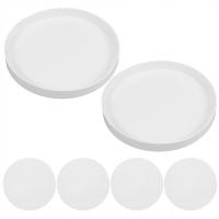 6SZT PRAKTYCZNE BIAŁE NAKŁADKI PCV DREWNIANE PALIKI