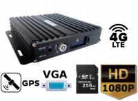 Rejestrator mobilny AHD 1080P 4 kan DVR GPS 4G