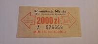 BILET KATOWICE / OGÓLNOPOLSKI 2000zł (A)