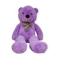 Duży miś pluszowy misiek maskotka ogromny gigant klasyczny 130 cm fioletowy