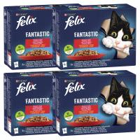 PURINA Felix Fantastic karma mokra dla kota mięsny mix smaków 48 x 85g