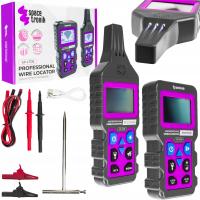 Profesjonalny precyzyjny detektor LOKALIZATOR kabli Spacetronik latarka LED