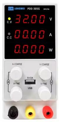 PDS-305g лабораторный источник питания постоянного тока регулируемый 0-30V 0-5A 150w LongWei