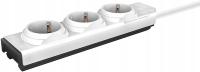 Listwa zasilająca Allocacoc PowerStrip Modular 3 gniazd 1 m biały