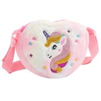 TOREBKA Jednorożec Różowa FUTERKO dla Dziewczynki Dziecka z Brokatem