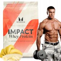 Białko 1kg impact whey protein MYPROTEIN BANAN odżywka białkowa SUPER CENA