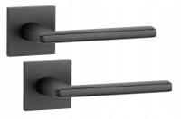 Klamka STILE EURA ROZETA Q SLIM 7MM BLACK - czarny matowy