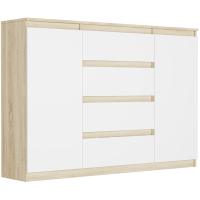 Комод 140 см шкаф 4 ящика 2 полки R-140-S4 MIX SONOMA