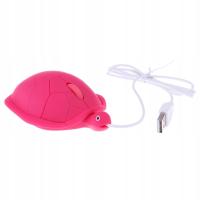 Cute Tortoise Mouse USB 3D Turtle Mice For PC Laptop Rose Red