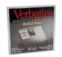 Магнитооптический диск Verbatim optical 640 МБ