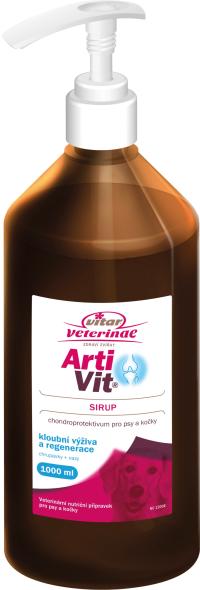 VITAR Veterinae ArtiVit Syrop 1000 ml - doskonałe odżywianie stawów 4 Twojego zwierzaka