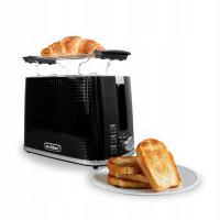 Toster Eldom Toster opiekacz do chleba pieczywa + ruszt 930 W czarny 930 W