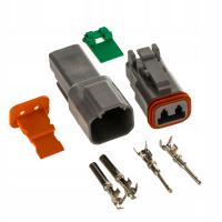 Разъем DEUTSCH 2pin комплект DT04-2P DT06-2S