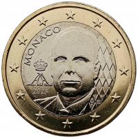 MONAKO MONACO 1 EURO 2025 NOWY TYP - BIMETAL MENNICZA