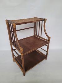 półka rafia bambus stylowa plecionka 45x35 h64