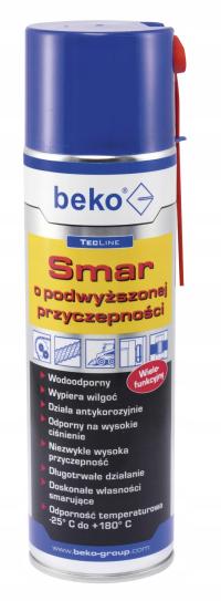 BEKO smar o podwyższonej przyczepności spray 500 ml