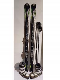 KOMPLET NARTY 170 CM + BUTY + KIJE