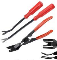 ZESTAW SZCZYPCE ŁOMY DO DEMONTAŻU SPINEK TAPICERKI AUTA BUSÓW SUPER PDR