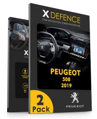 2в1 навигационное защитное стекло для PEUGEOT 508 2019