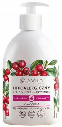 Data, Barwa Hipoalergiczny żel do higieny intymnej z ekstraktem z żurawiny