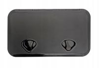 ЛЮК 606X353 ММ ДЛЯ РУЧКИ ПВХ ЧЕРНЫЙ