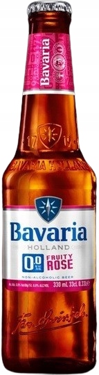 Piwo bezalkoholowe Bavaria Fruity Rose NOWY SMAK! 330 ml
