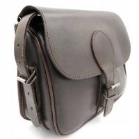 Кожаная Охотничья Сумка Темно-Коричневая-Хлебница