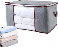 ORGANIZER na ubrania torba pokrowiec POŚCIEL KOŁDRĘ PODUSZKI KOCE 60x38x35