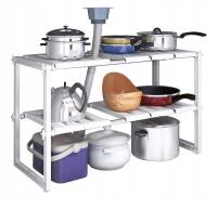 ОРГАНАЙЗЕР ПОД РАКОВИНУ ШКАФ РЕГУЛИРУЕМАЯ ПОЛКА КНИЖНАЯ ПОЛКА УНИВЕРСАЛЬНАЯ МОДУЛЬНАЯ