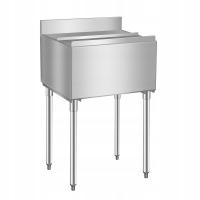 Pojemnik Na Lód 55,3x38,9x28,5CM 61L Regulowane Nóżki Z Przesuwaną Pokrywką